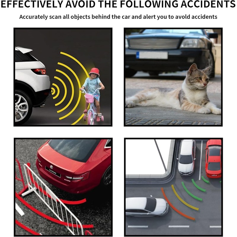 Car Reverse Backup Sensor – Universal Parking Sensors for Car