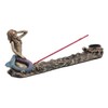 Ebros Beautiful Ocean Mermaid Sun Bathing Incense Burner Statue Nautical