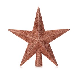 Mr. Pen Rose Gold Star Christmas Tree Topper, 8-Inch Glitter Star Tree Topper