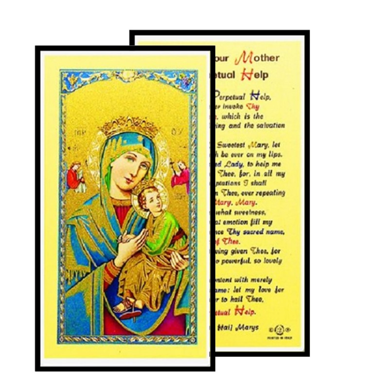 Blessed by His Holiness Pope Francis Our Lady of Perpetual