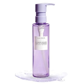 Glow Recipe Blueberry Bounce Exfoliating Face Wash - Foaming Facial Cleanser, Makeup Remover & Clarifying Mask - Hydrating Hyaluronic Acid & Gentle AH