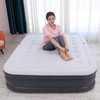 TripHug Queen Air Mattress with Built-in Pump, 2 Min Fast