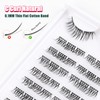 Cluster Lashes Eyelash Extensions Mixed 11-13 mm Individual Eyelashes D