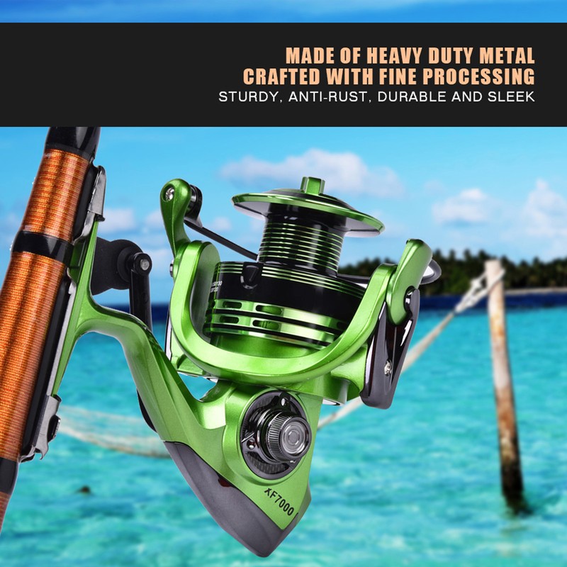 Salt Freshwater Metal Heavy Duty Lightweight Casting Spinning Fishing Reel