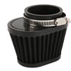 51mm/2in Motorcycle Air Filter ClampOn Dustproof Rubber Black Replacement for