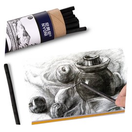 Operitacx 50 Pcs Sketch Carbon Strips Generals Jumbo Charcoal Jumbo Pencils Vine Charcoal Lead Charcoal Drawing Bar Sketching Sticks Willow Charcoal Pencils Charcoal Bar Giant Charcoal Stick