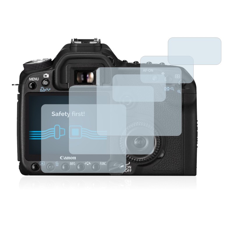 Savvies Screen Protectors for Canon EOS 50D Ultra Transparent Pack