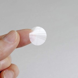 Sealed Seal, Circle, Diameter 0.8 inches (2 cm), Transparent, 4,000 Sheets (100 Sheets) with Slitter