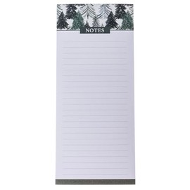 Graphique Forest Holiday Magnetic Notepad, 100 Tear-Away Sheets for Grocery, Shopping & To-Do Lists, Christmas Writing Pad for Fridge, Kitchen, Office, Fun Gift