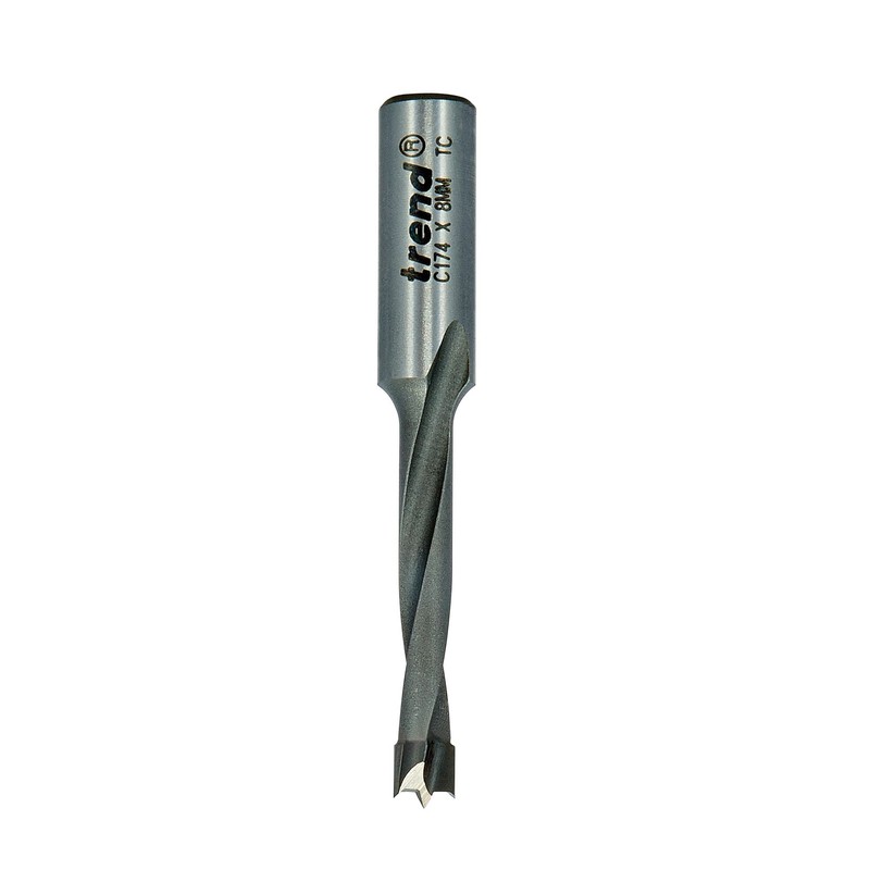 Trend CraftPro Dowel Drill Bit 8mm Shank 5mm Cutting Diameter