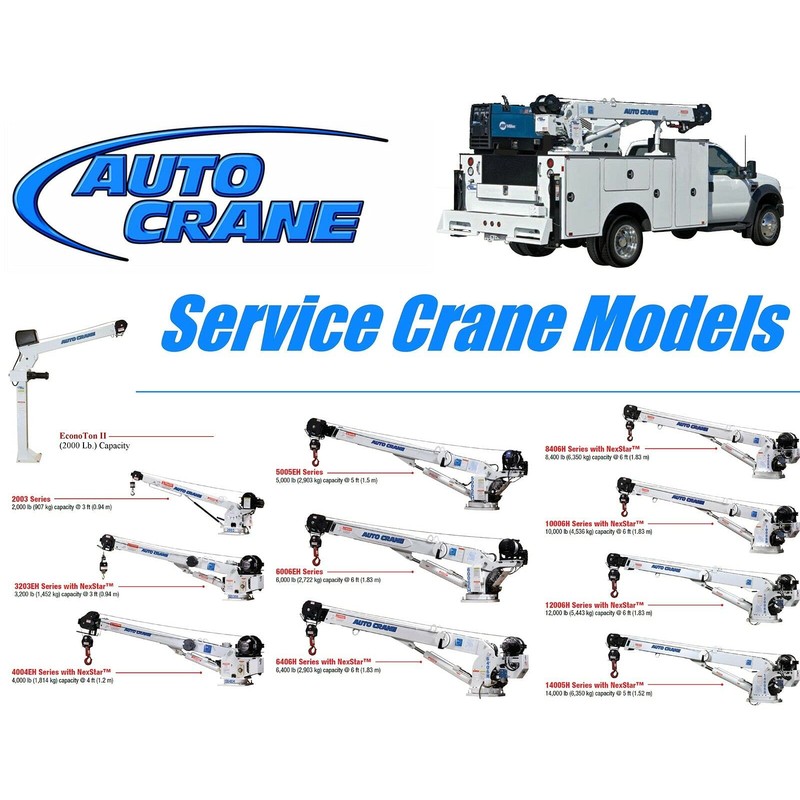 Auto Crane 360036 & 360037, Boom Angle Decal Set -