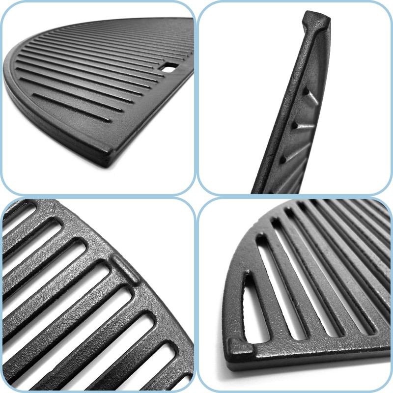 24" Cast Iron Heavy Round Grill Grates and Griddle for