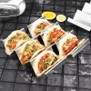 Unbranded Taco Holder Stand 4 Packs - Stainless Steel Taco