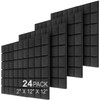 JBER 24 Pack 2" X 12" X 12" Acoustic Foam