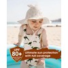 FURTALK Baby Girl Sun Hat UPF 80+ Wide Brim Toddler