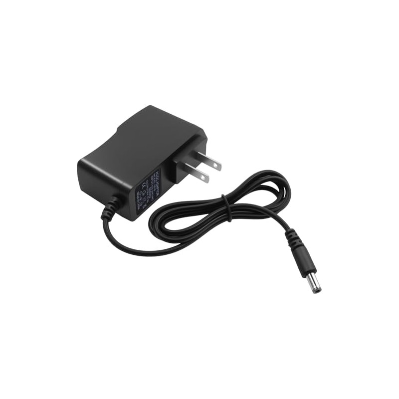 9V 1A Power Supply with DC5.5x2.5mm Plug (Fits 5.5x2.1mm), Center