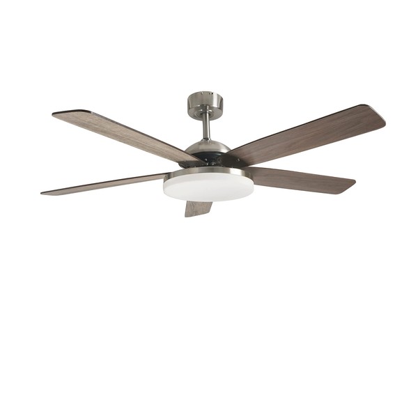 Good Housekeeping 63173-BN Adeline LED Indoor Ceiling Fan with Remote