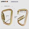 Triple Locking Carabiner 60KN- Fusion Climb® Tacoma- Professional Rock Climbing