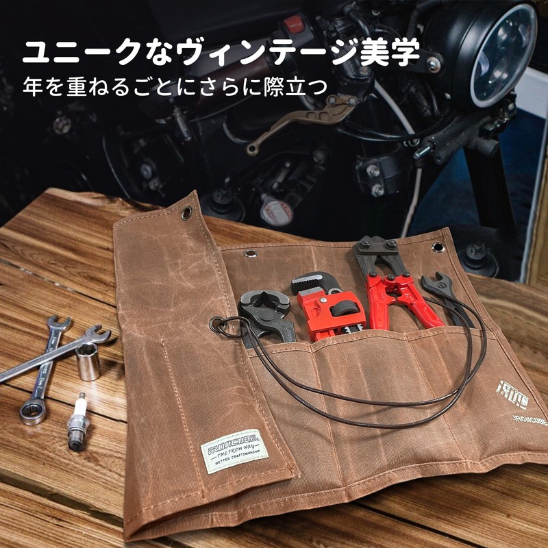 IRONCUBE Tool Roll Case Tool Roll Pouch Tool Holder Tool