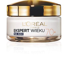 L'Oréal Paris Expert for Age 70+ Nourishing Anti-Age Face Cream for the Night, Mature Skin, Reduces Wrinkles, Skin Thickening, Vitamin B3, Vitamin E, Fig Inherent Inheritance, 50 ml