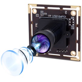 ELP 16MP USB Camera 4656x3496 Sony IMX298 Sensor, USB2.0 Camera Module UVC OTG Plug Playback USB Webcam Support OPENCV Devices for Windows Android Linux Mac(L75)