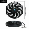 BLACKHORSE-RACING 12" inch Slim Fan Push Pull Electric Radiator Cooling