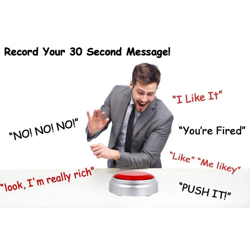 Voice Recording Button Easy Button Record 30 Seconds Talking Message