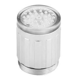 KIMISS LED Light Faucet for Kitchen & Bathroom, Temperature Sensing Color Changing Water Tap Attachment with Sensitive Touch