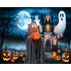 Halloween Backdrop 10x8ft Happy Halloween Party Backdrop Haunted Castle Ghost