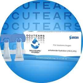 Ocutears Hydro+ - Solution against Dry Eyes, Pack of 15 Single Dose Pipettes