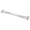Rhinestone Brass Metal Bracelet Watch Band Strap Replacement for IOS