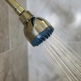 Aqua Elegante 3 Inch High Pressure Shower Head (Aqua Elegante) - Polished Brass - 1.8 GPM