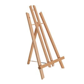 U.S. Art Supply 18" Large Tabletop Display Easel - Beechwood Artist A-Frame Display Stand, Wooden Easel for Painting, Canvas Stand, (Pack of 1) Classrooms Events Photo Picture Sign Holder