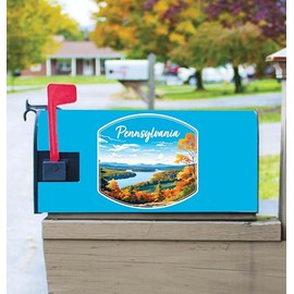 Pennsylvania Design C Souvenir Magnetic Mailbox Cover