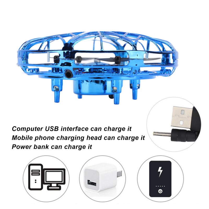 UFO Mini Hand Drone Motion Sensor Flying Ball Toys Drone