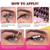 Lash Extension Kit 280PCS Eyelash Clusters 40D DIY Eyelash Extension