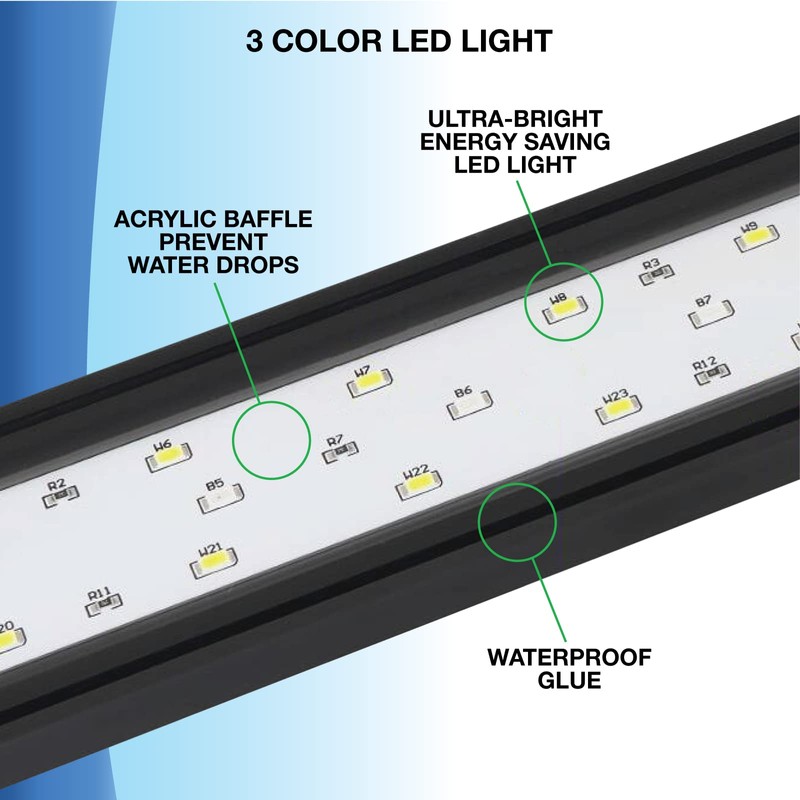 Qube 14W Full Spectrum Aquarium Light (16 inches -19 inches