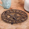 Star & Horseshoe Cast Iron Trivet