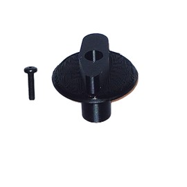 Compatible replacement knob for Predator 2000 watts generator from Harbor Freight for the Off-Choke-Run switch with compatible screw - new 3d printed part (Short size knob)