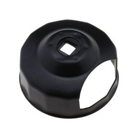 OTOTEC Oil Filter Cap Wrench Tool Compatible with H-arley Original Spin-on Filters with 14-point Rim End Cap Oil Filter Spanner Black