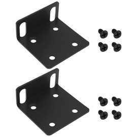 LT Easiyl 2pcs 24mm Rack Mount Ears with Screws Compatible with Ubiquiti Switches Compatible with Ubiquiti Dream Machine UDM
