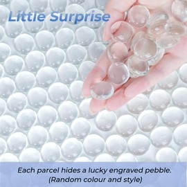 SIDONG 5 LB Flat Glass Beads for Vases 1/2 inches Glass Marbles Clear Flat Glass Marbles, Glass Gems for Vases Fillers, Aquariums, Crafts, Candlestick Decorations, Home Décor