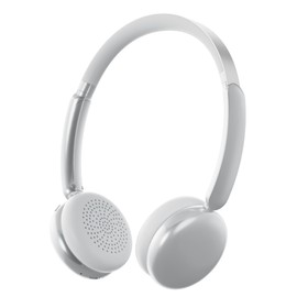 Rebocico Pop Retro Bluetooth Headphones Over Ear, Wireless Headphones with 80 Hour Playtime, Adjustable Ultra-Light Design Headphone, Comfortable All-Day for Travel, Music, Home (Silver)