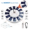 Solar Flag Pole Light 128 LED - Super Bright Powered