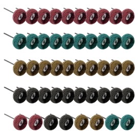 48pcs Sanding Disc Polishing Wheel Set for Dremel Rotary Tool Polishing Pads for Drill Wood Bench Sander 80/150/240/300/400 Grit