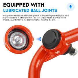 Front Upper Control Arm w/Ball Joints Lift 2-4" for Ford F150 2004-2020, Adjustable Suspension Kit 2Pcs