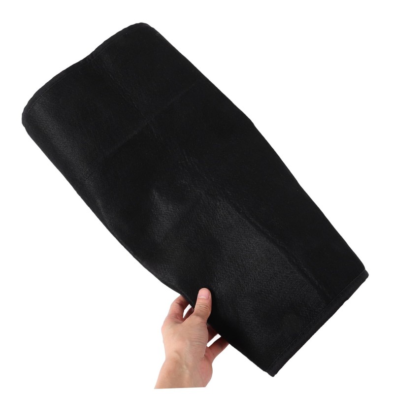 Kisangel Fireproof Half Fireplace Mat Durable Flame Retardant Rug for