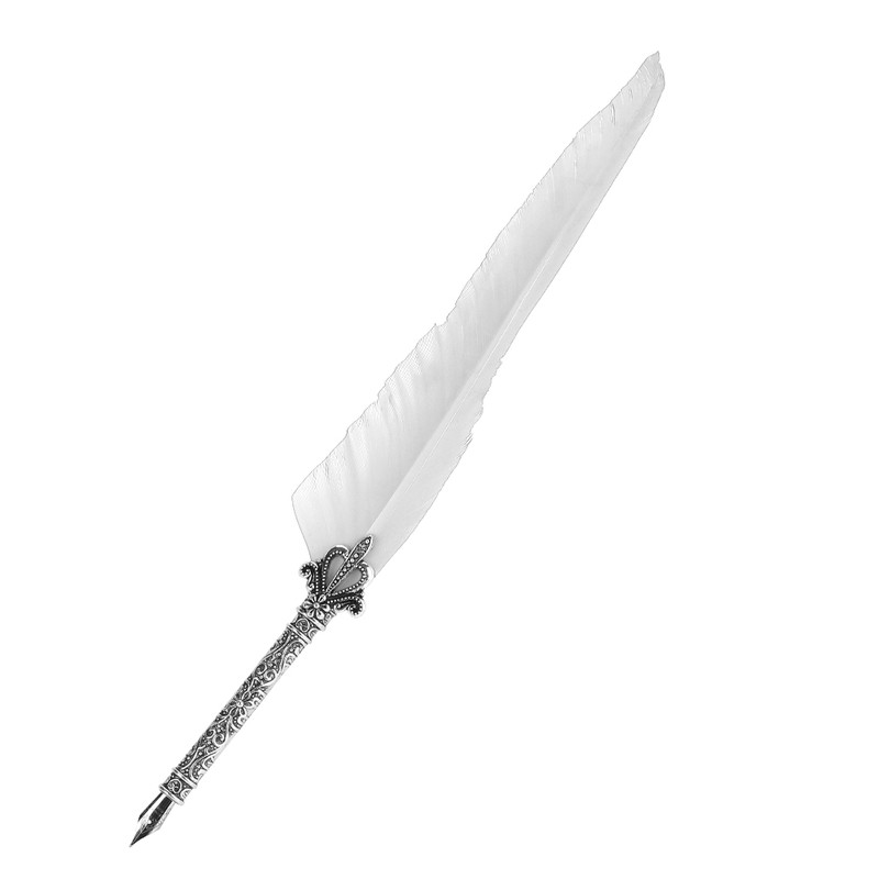 Classical Retro Fountain Pen Feather Dip Pen Writing Pen Gift