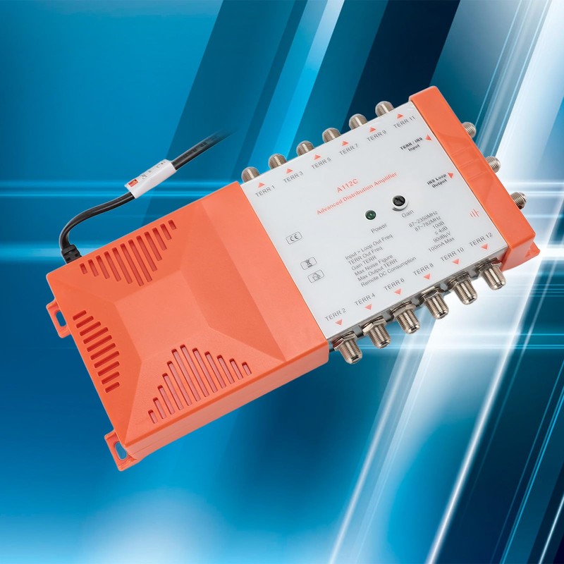 Tv Antenna Amplifier, Adjustable Gain, A112C 4G LTE Low Noise