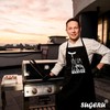 Sugeru® Darth Vader Hot Dog Pattern Cooking Apron with 2